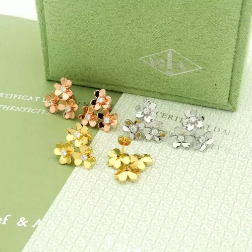 Replica Van Cleef & Arpels Earrings For Women #1351806 $29.00 USD for Wholesale