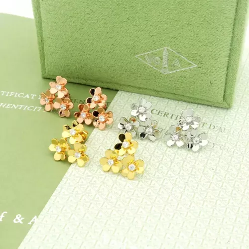 Replica Van Cleef & Arpels Earrings For Women #1351806 $29.00 USD for Wholesale