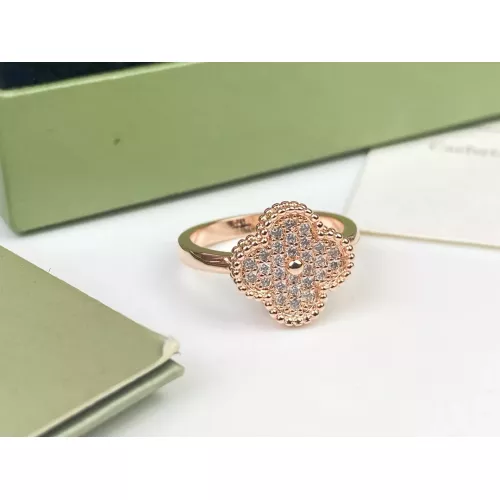 Van Cleef &amp; Arpels Rings In Rose Gold For Women #1351831 $23.00 USD, Wholesale Replica Van Cleef &amp; Arpels Rings