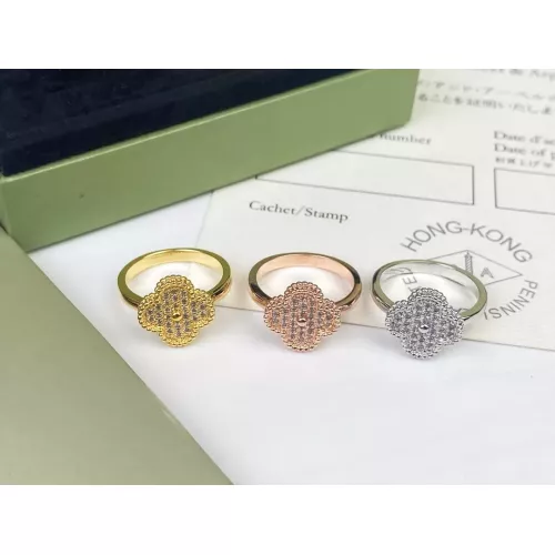 Replica Van Cleef & Arpels Rings In Gold For Women #1351832 $23.00 USD for Wholesale