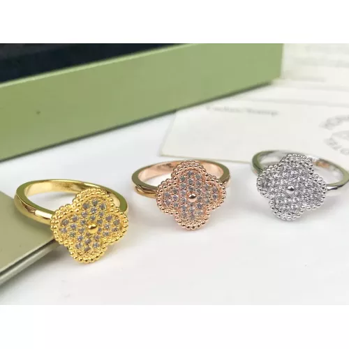 Replica Van Cleef & Arpels Rings In Gold For Women #1351832 $23.00 USD for Wholesale