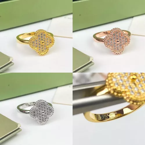 Replica Van Cleef & Arpels Rings In Gold For Women #1351832 $23.00 USD for Wholesale