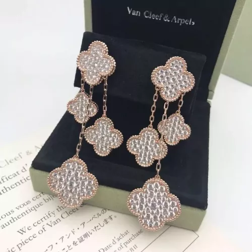 Van Cleef &amp; Arpels Earrings For Women #1351855 $39.00 USD, Wholesale Replica Van Cleef &amp; Arpels Earrings