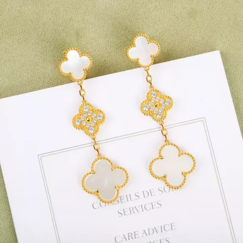 Van Cleef &amp; Arpels Earrings For Women #1351873 $38.00 USD, Wholesale Replica Van Cleef &amp; Arpels Earrings