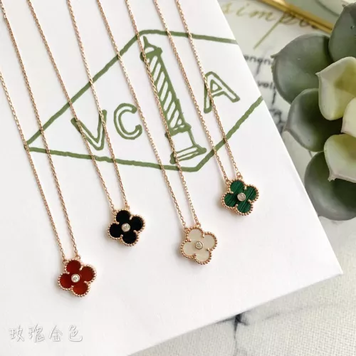 Replica Van Cleef & Arpels Necklaces For Women #1351889 $25.00 USD for Wholesale