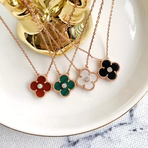 Replica Van Cleef & Arpels Necklaces For Women #1351889 $25.00 USD for Wholesale