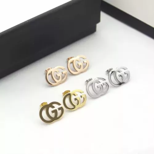 Replica Gucci Earrings For Women #1351978 $25.00 USD for Wholesale