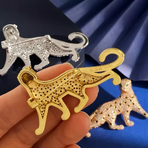 Replica Cartier Brooches #1351995 $34.00 USD for Wholesale