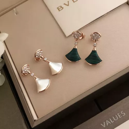 Replica Bvlgari Earrings For Women #1352049 $36.00 USD for Wholesale