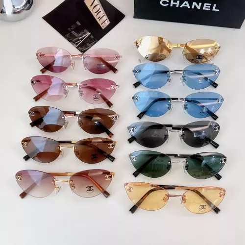 Replica Chanel AAA Quality Sunglasses #1352186 $60.00 USD for Wholesale