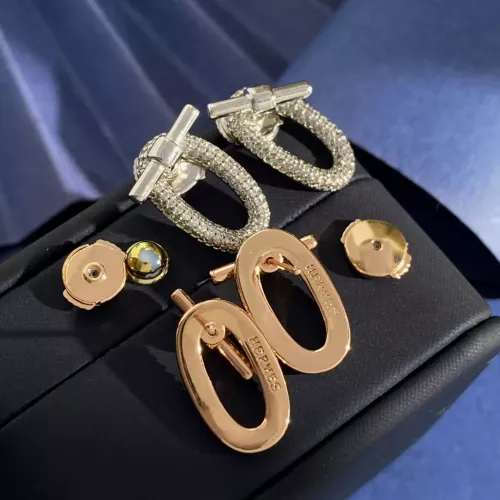 Replica Hermes Earrings For Women #1352246 $29.00 USD for Wholesale
