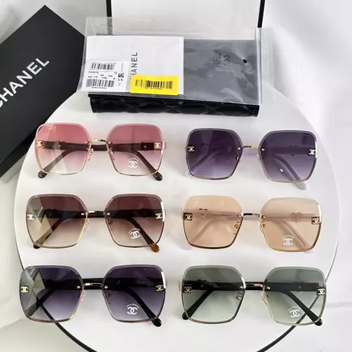 Replica Chanel AAA Quality Sunglasses #1352260 $60.00 USD for Wholesale