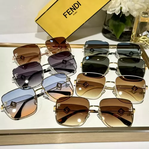 Replica Fendi AAA Quality Sunglasses #1352409 $60.00 USD for Wholesale