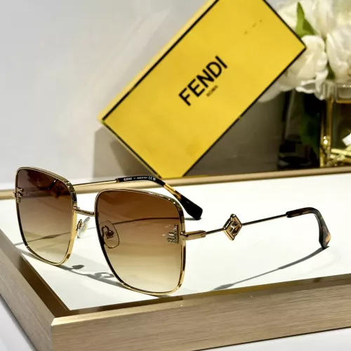 Fendi AAA Quality Sunglasses #1352410 $60.00 USD, Wholesale Replica Fendi AAA Quality Sunglasses