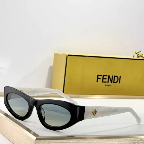 Fendi AAA Quality Sunglasses #1352418 $60.00 USD, Wholesale Replica Fendi AAA Quality Sunglasses