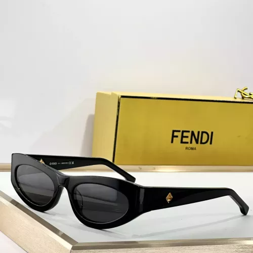 Fendi AAA Quality Sunglasses #1352423 $60.00 USD, Wholesale Replica Fendi AAA Quality Sunglasses