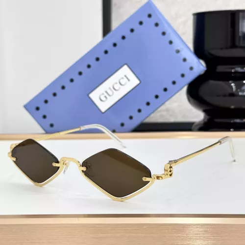 Gucci AAA Quality Sunglasses #1352429 $48.00 USD, Wholesale Replica Gucci AAA Quality Sunglasses