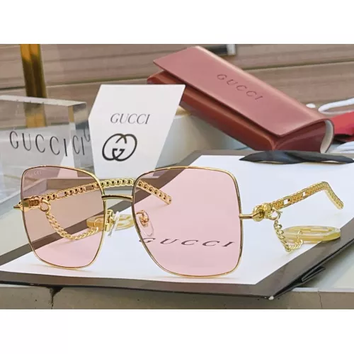 Gucci AAA Quality Sunglasses #1352443 $64.00 USD, Wholesale Replica Gucci AAA Quality Sunglasses