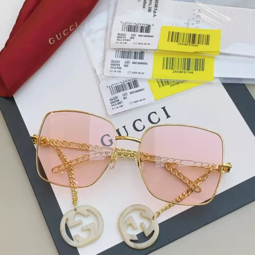 Replica Gucci AAA Quality Sunglasses #1352443 $64.00 USD for Wholesale
