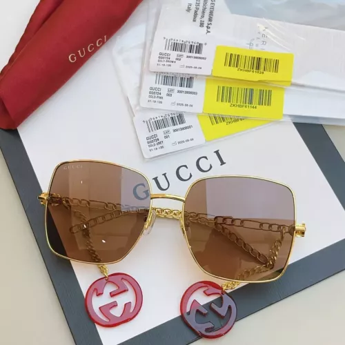 Replica Gucci AAA Quality Sunglasses #1352444 $64.00 USD for Wholesale