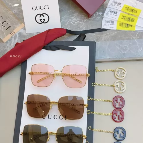 Replica Gucci AAA Quality Sunglasses #1352444 $64.00 USD for Wholesale