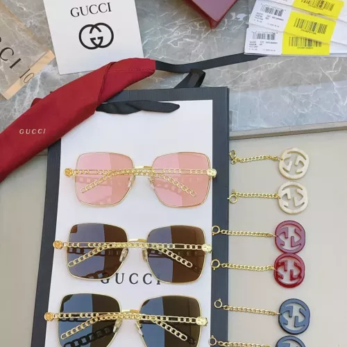 Replica Gucci AAA Quality Sunglasses #1352444 $64.00 USD for Wholesale