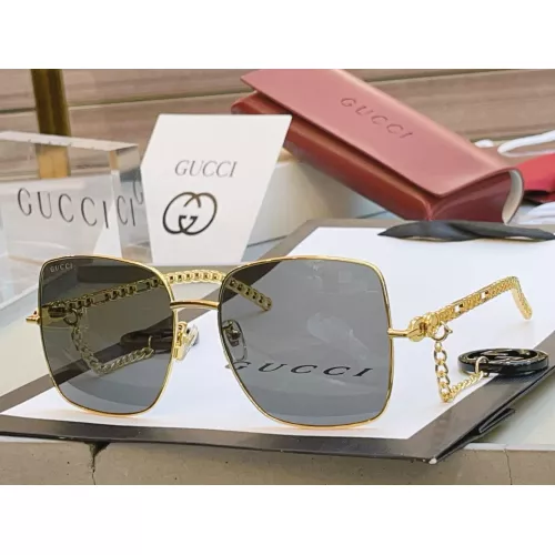 Gucci AAA Quality Sunglasses #1352446 $64.00 USD, Wholesale Replica Gucci AAA Quality Sunglasses