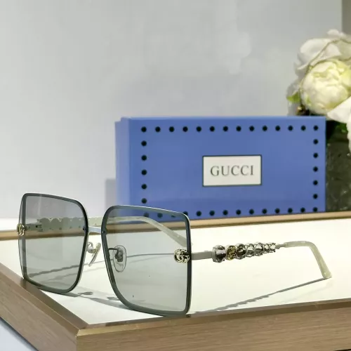 Gucci AAA Quality Sunglasses #1352455 $60.00 USD, Wholesale Replica Gucci AAA Quality Sunglasses