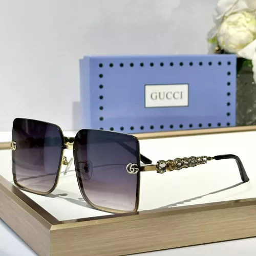 Gucci AAA Quality Sunglasses #1352457 $60.00 USD, Wholesale Replica Gucci AAA Quality Sunglasses
