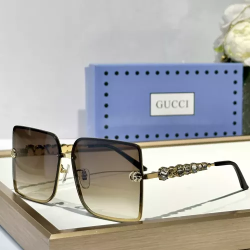 Gucci AAA Quality Sunglasses #1352459 $60.00 USD, Wholesale Replica Gucci AAA Quality Sunglasses
