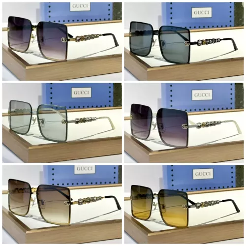 Replica Gucci AAA Quality Sunglasses #1352459 $60.00 USD for Wholesale