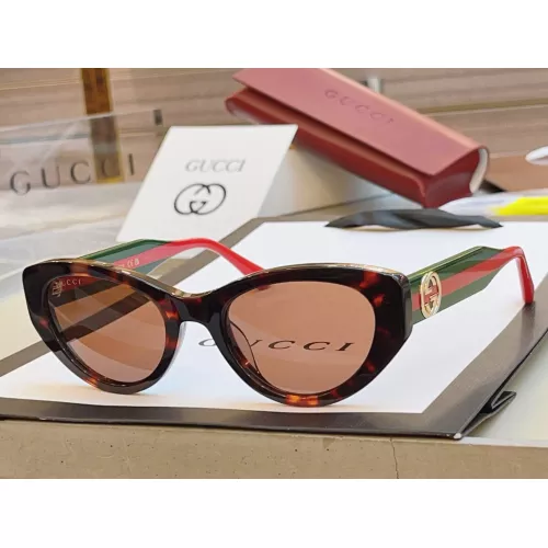 Gucci AAA Quality Sunglasses #1352469 $56.00 USD, Wholesale Replica Gucci AAA Quality Sunglasses