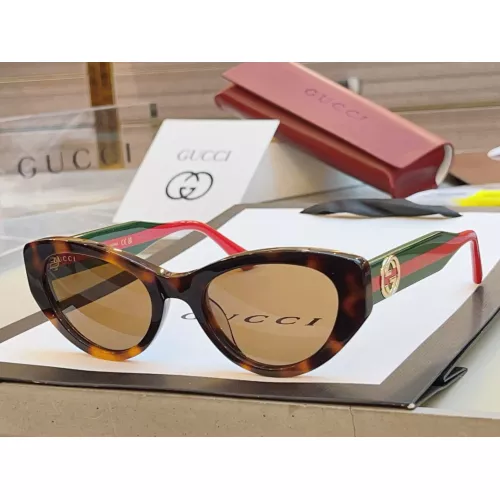 Gucci AAA Quality Sunglasses #1352470 $56.00 USD, Wholesale Replica Gucci AAA Quality Sunglasses