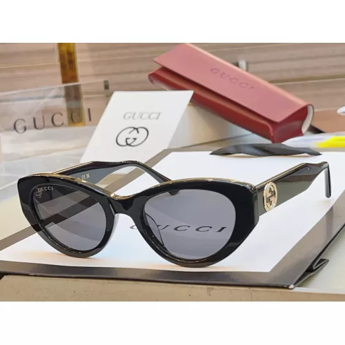 Gucci AAA Quality Sunglasses #1352471 $56.00 USD, Wholesale Replica Gucci AAA Quality Sunglasses