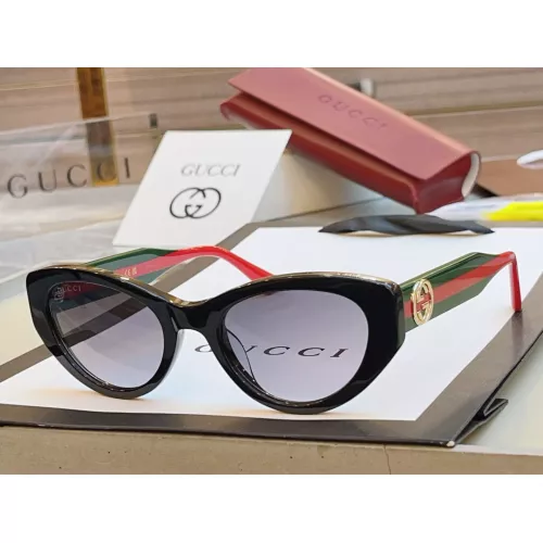 Gucci AAA Quality Sunglasses #1352474 $56.00 USD, Wholesale Replica Gucci AAA Quality Sunglasses