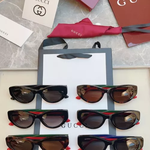 Replica Gucci AAA Quality Sunglasses #1352474 $56.00 USD for Wholesale