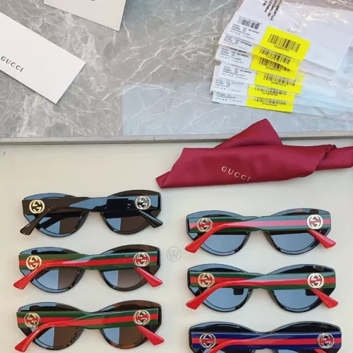 Replica Gucci AAA Quality Sunglasses #1352474 $56.00 USD for Wholesale