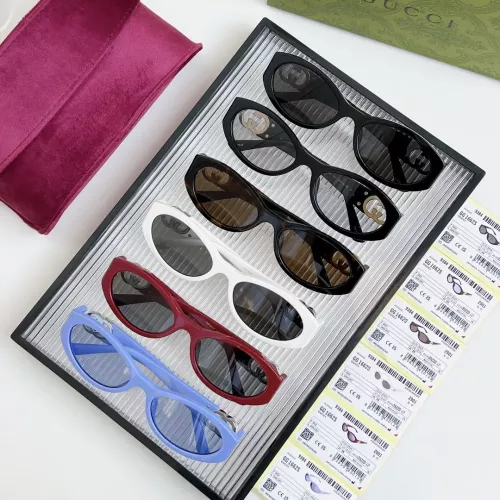 Replica Gucci AAA Quality Sunglasses #1352484 $60.00 USD for Wholesale