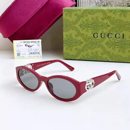 Gucci AAA Quality Sunglasses #1352485 $60.00 USD, Wholesale Replica Gucci AAA Quality Sunglasses