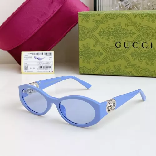 Gucci AAA Quality Sunglasses #1352486 $60.00 USD, Wholesale Replica Gucci AAA Quality Sunglasses