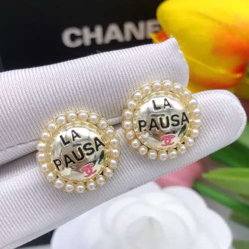 Chanel Earrings For Women #1352510 $25.00 USD, Wholesale Replica Chanel Earrings