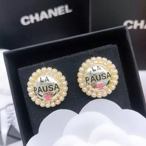 Replica Chanel Earrings For Women #1352510 $25.00 USD for Wholesale