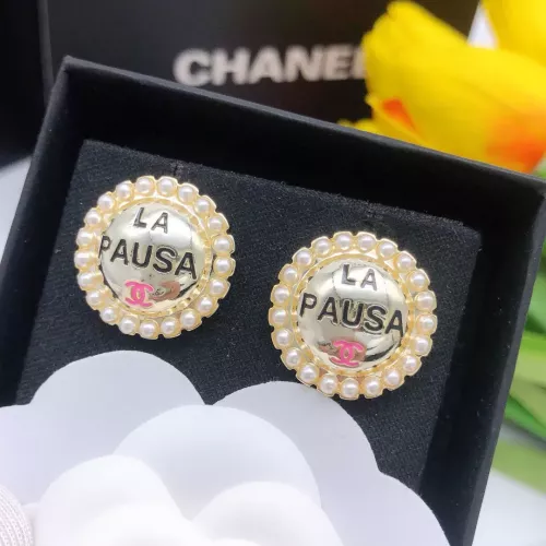 Replica Chanel Earrings For Women #1352510 $25.00 USD for Wholesale