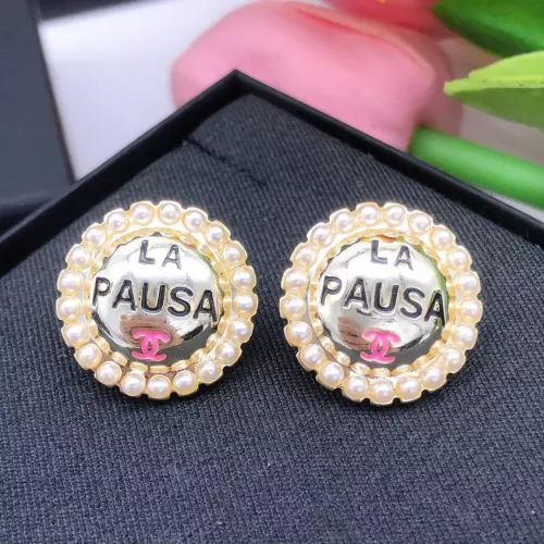 Replica Chanel Earrings For Women #1352510 $25.00 USD for Wholesale