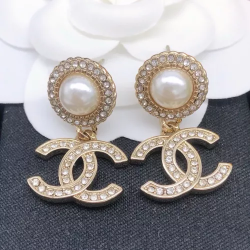 Replica Chanel Earrings For Women #1352537 $27.00 USD for Wholesale