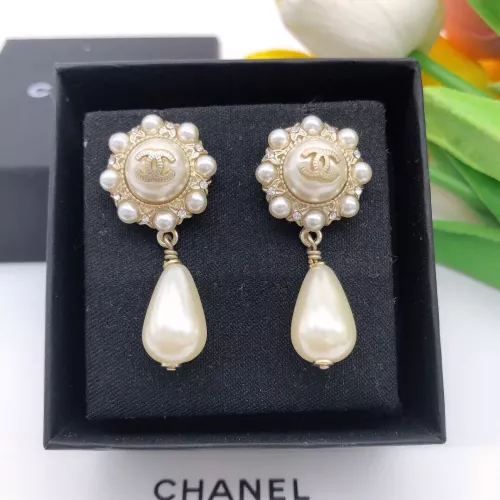 Chanel Earrings For Women #1352543 $25.00 USD, Wholesale Replica Chanel Earrings