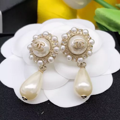 Replica Chanel Earrings For Women #1352543 $25.00 USD for Wholesale