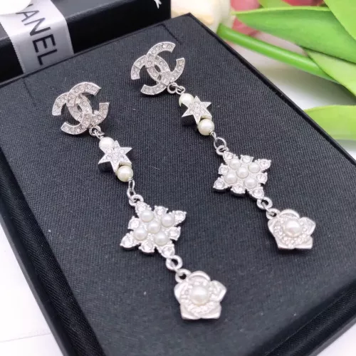 Replica Chanel Earrings For Women #1352547 $32.00 USD for Wholesale