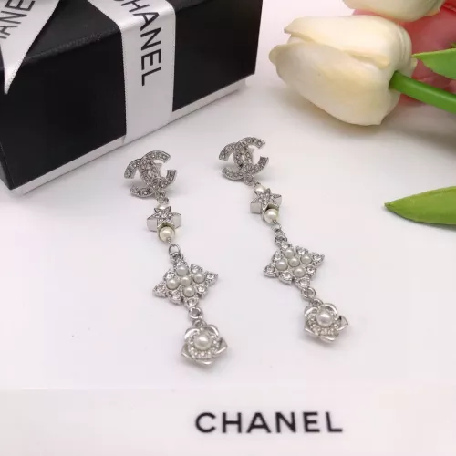 Replica Chanel Earrings For Women #1352547 $32.00 USD for Wholesale