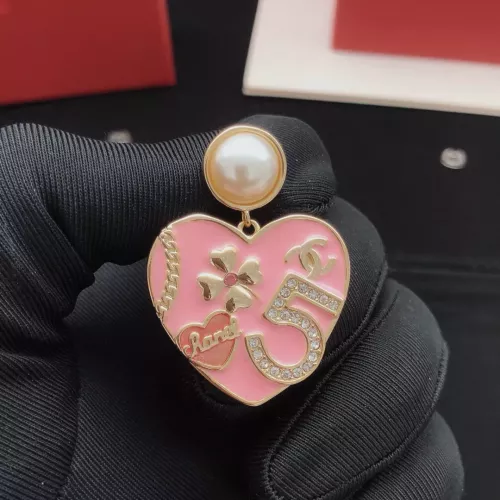 Replica Chanel Earrings For Women #1352563 $29.00 USD for Wholesale